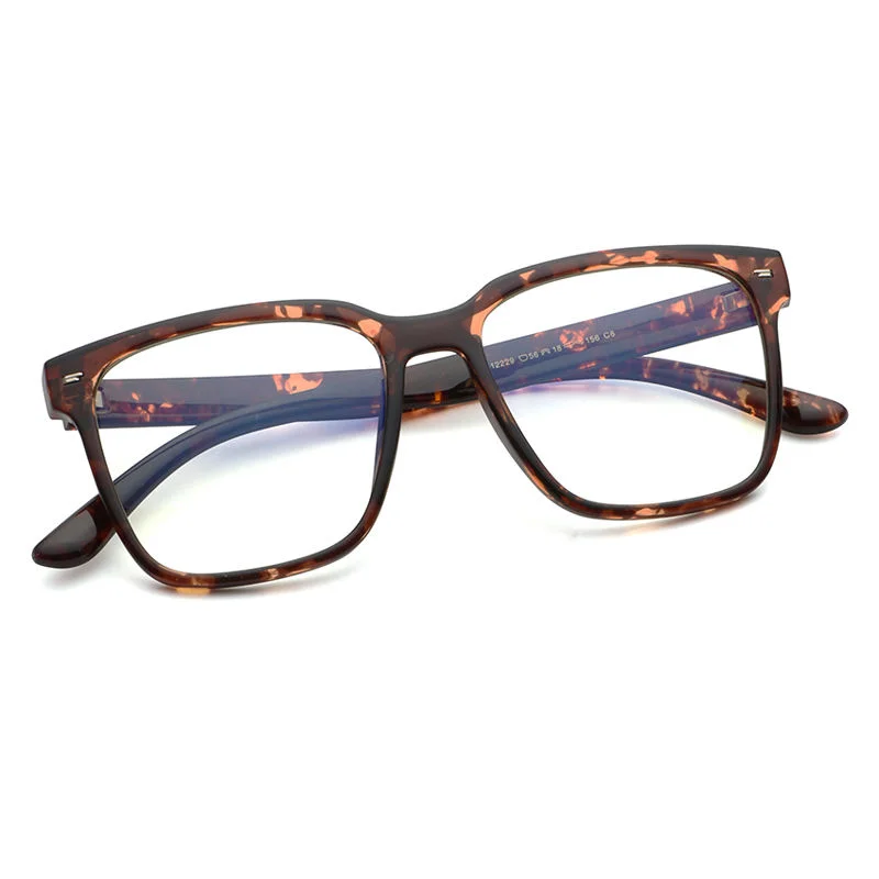 6 Colors TR90 Wholesale Clear TR90 Square Bluelight Eyewear Anti Blue Light Computer Eyeglasses Blue Light Blocking Glasses - View 3