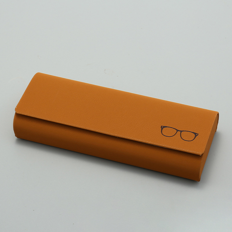 Fashion Handmade Retro Leather Eyeglasses Case for Factory Approved 2025 Custom Packaging Box Square