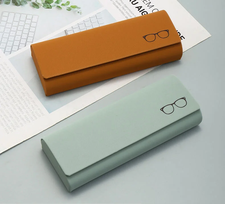  Leather Fashion Handmade Retro Leather Eyeglasses Case for Factory Approved 2025 Custom Packaging Box Square - View 2