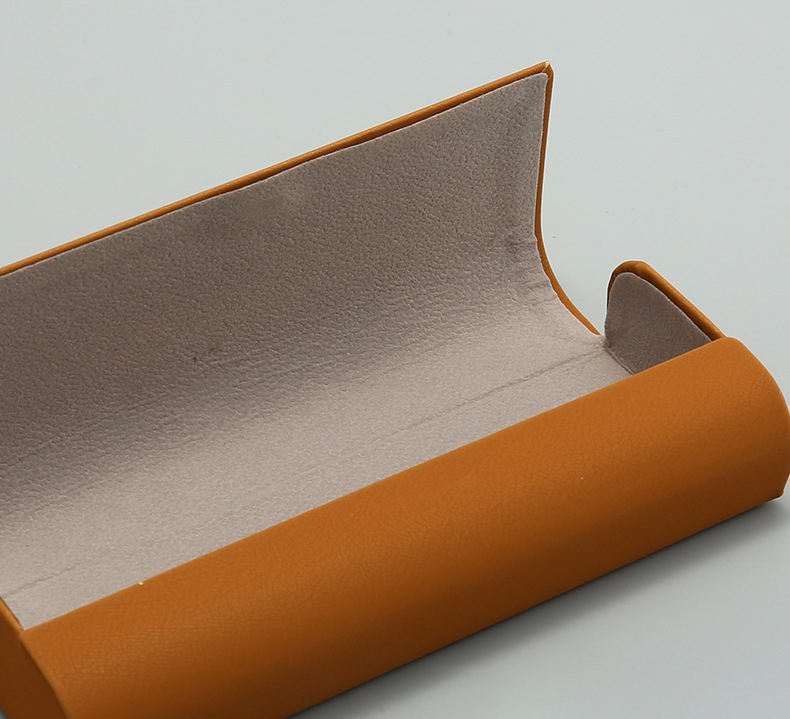 Fashion Handmade Retro Leather Eyeglasses Case for Factory Approved 2025 Custom Packaging Box Square Custom Eyewear