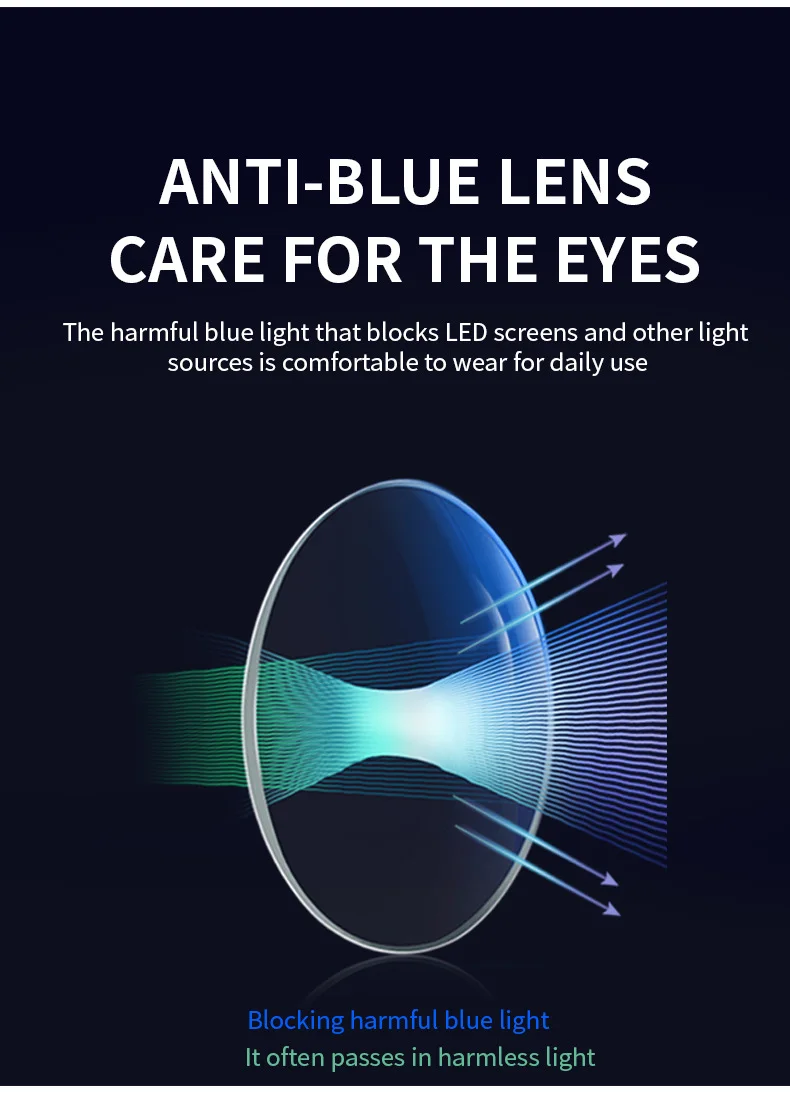 Black TR90 Trendy Women's Optical Frames - Anti-Blue Light & Prescription Ready – Versatile Everyday Eyewear - Details 7