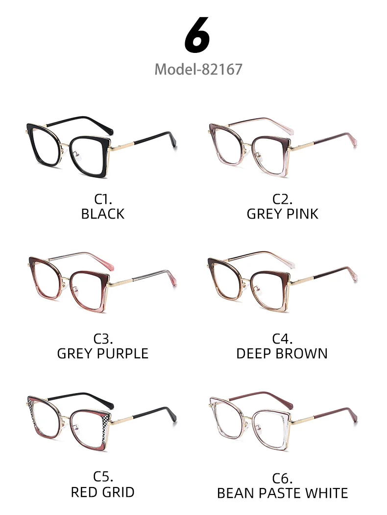 Black TR90 Trendy Women's Optical Frames - Anti-Blue Light & Prescription Ready – Versatile Everyday Eyewear - Details 11