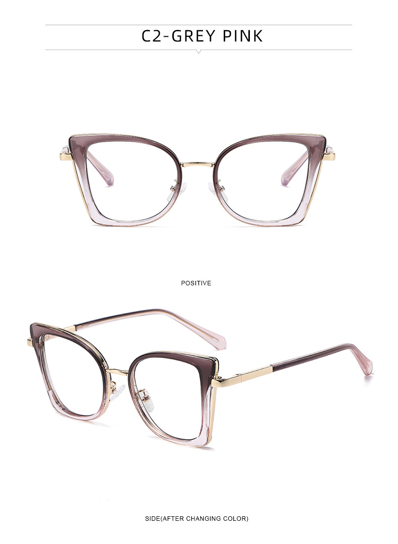 Black TR90 Trendy Women's Optical Frames - Anti-Blue Light & Prescription Ready – Versatile Everyday Eyewear - Details 16