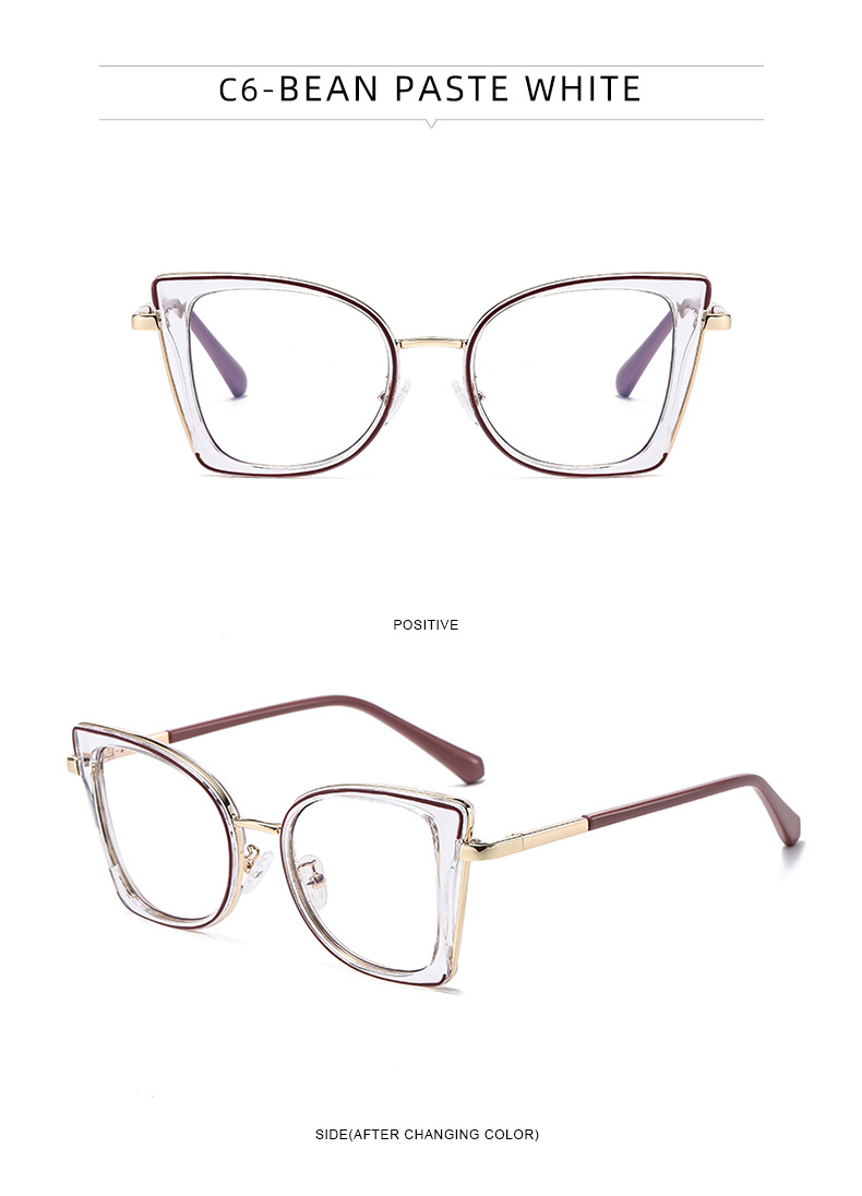 Black TR90 Trendy Women's Optical Frames - Anti-Blue Light & Prescription Ready – Versatile Everyday Eyewear - Details 20