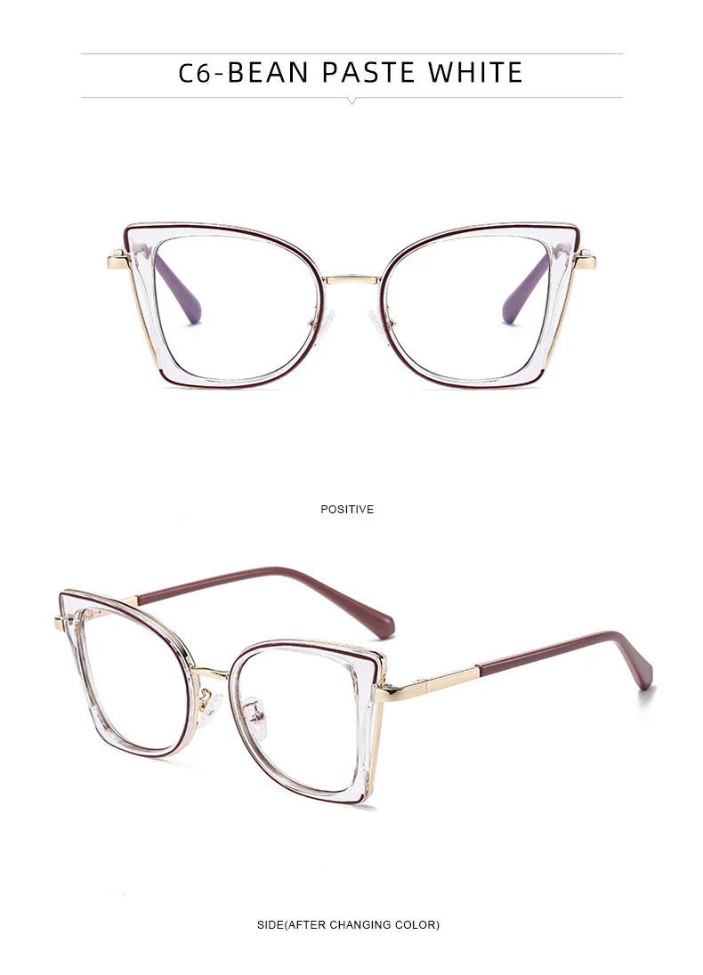 Black TR90 Trendy Women's Optical Frames - Anti-Blue Light & Prescription Ready – Versatile Everyday Eyewear - Details 20
