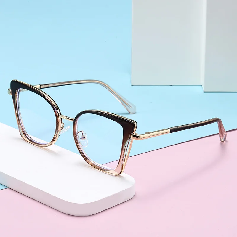 Black TR90 Trendy Women's Optical Frames - Anti-Blue Light & Prescription Ready – Versatile Everyday Eyewear - View 2
