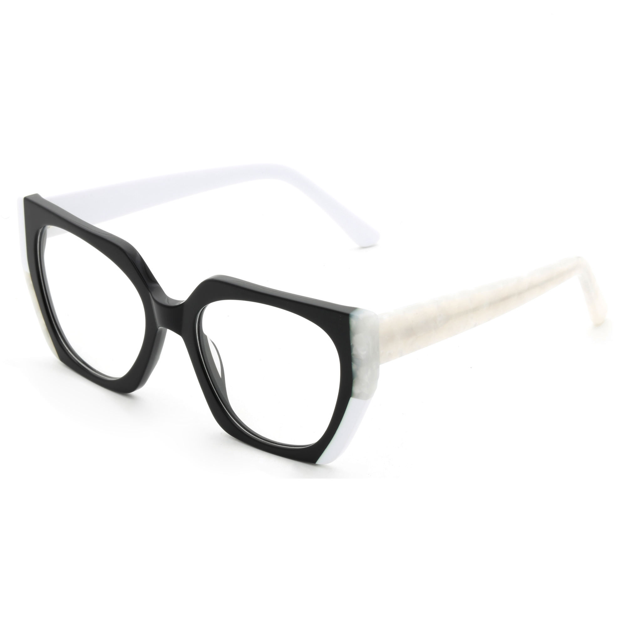 Acetate New High Quality Square Frame Acetate Optical Glasses for Men Women Fashion Colored Frame Custom Logo Wholesale - View 3