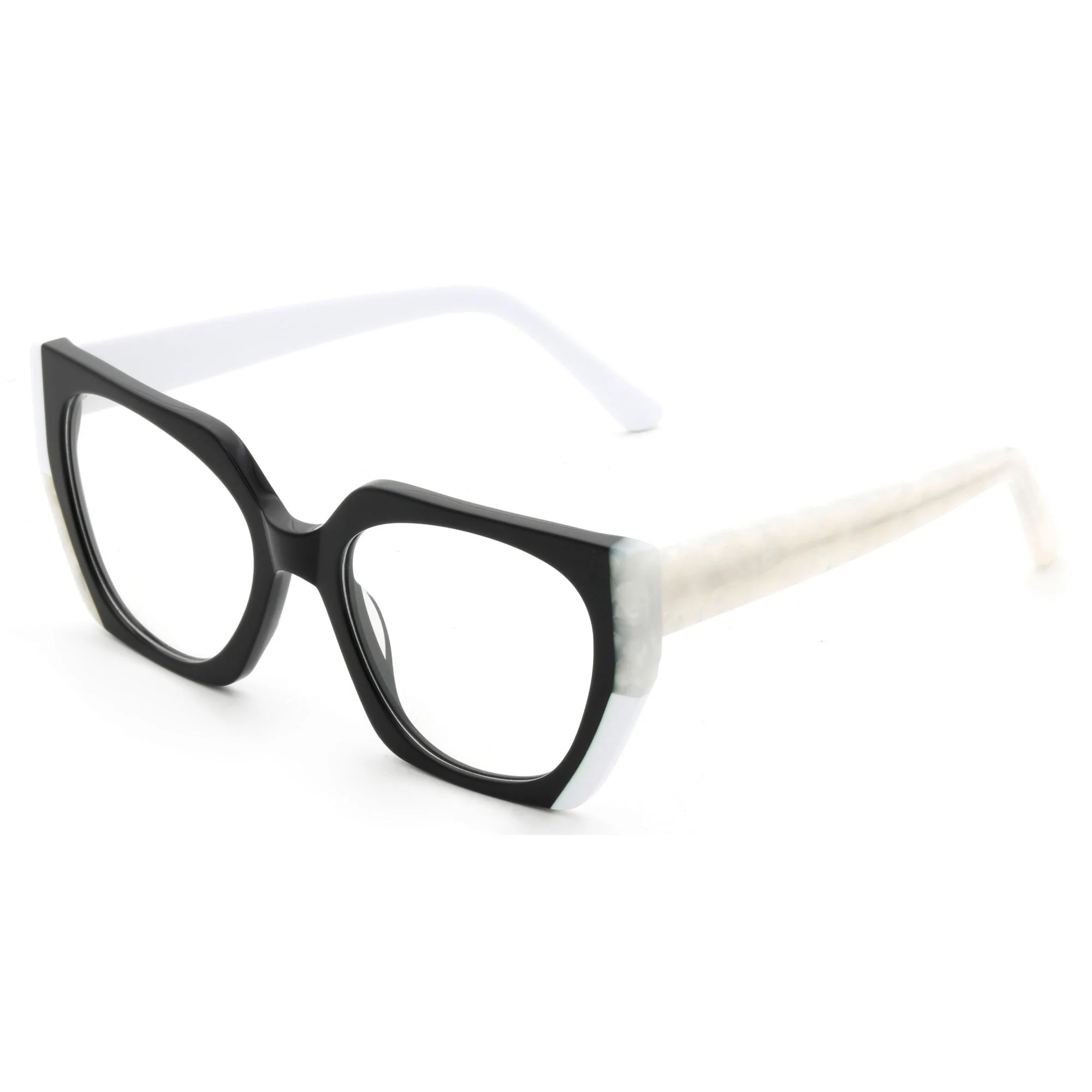  Acetate New High Quality Square Frame Acetate Optical Glasses for Men Women Fashion Colored Frame Custom Logo Wholesale - View 3