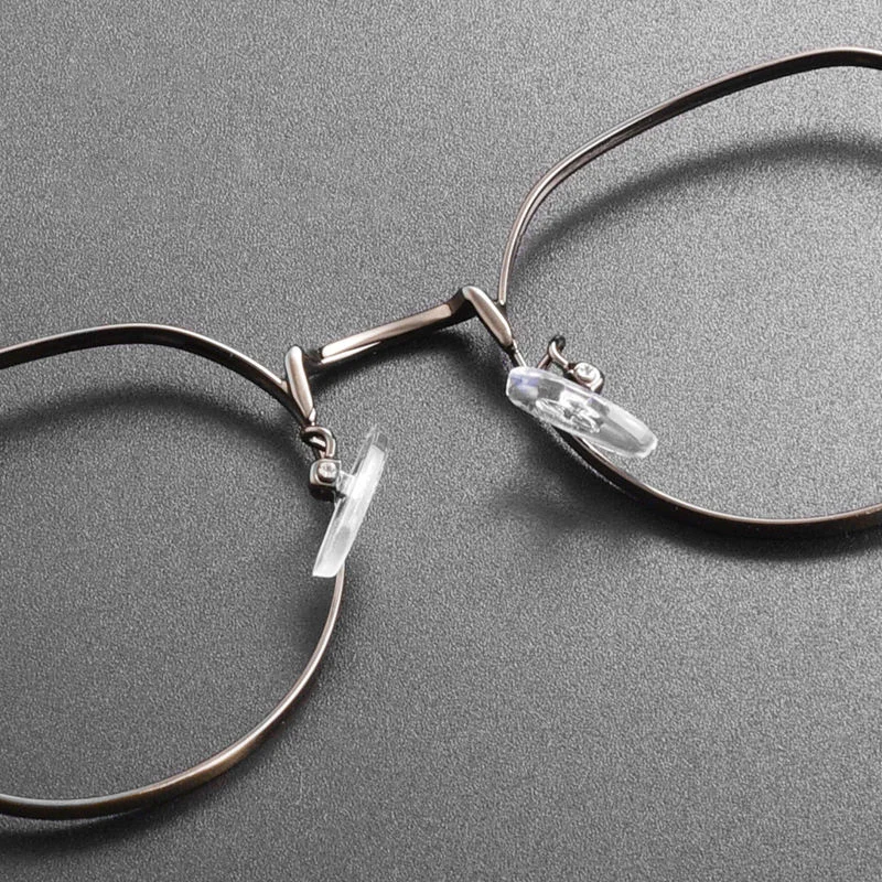  Alloy Ultra-thin Metal Optical Eyeglasses Vintage Classic Round Eyeglass Frames Women Men Alloy Material Lightweight Spectacle Frame - View 5