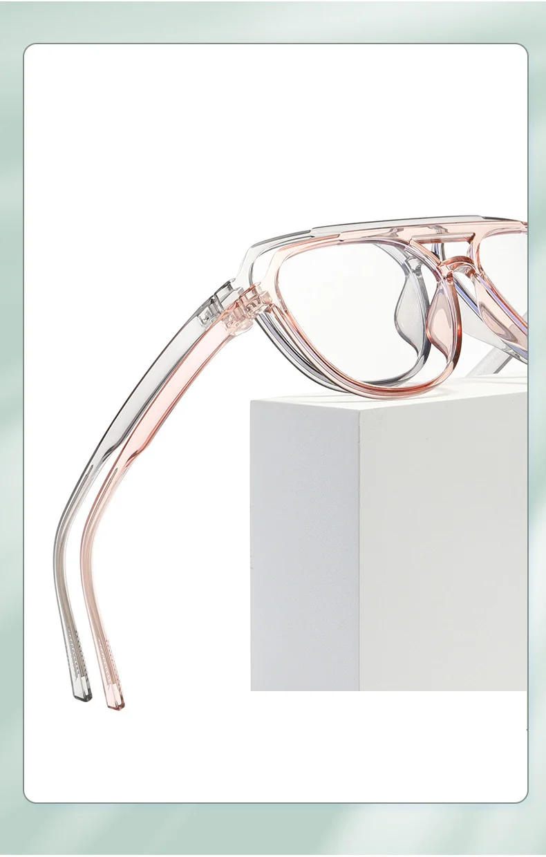 Alloy Brand Designer Eyeglasses Frame Prescription Men Optical Eyewear - Details 3