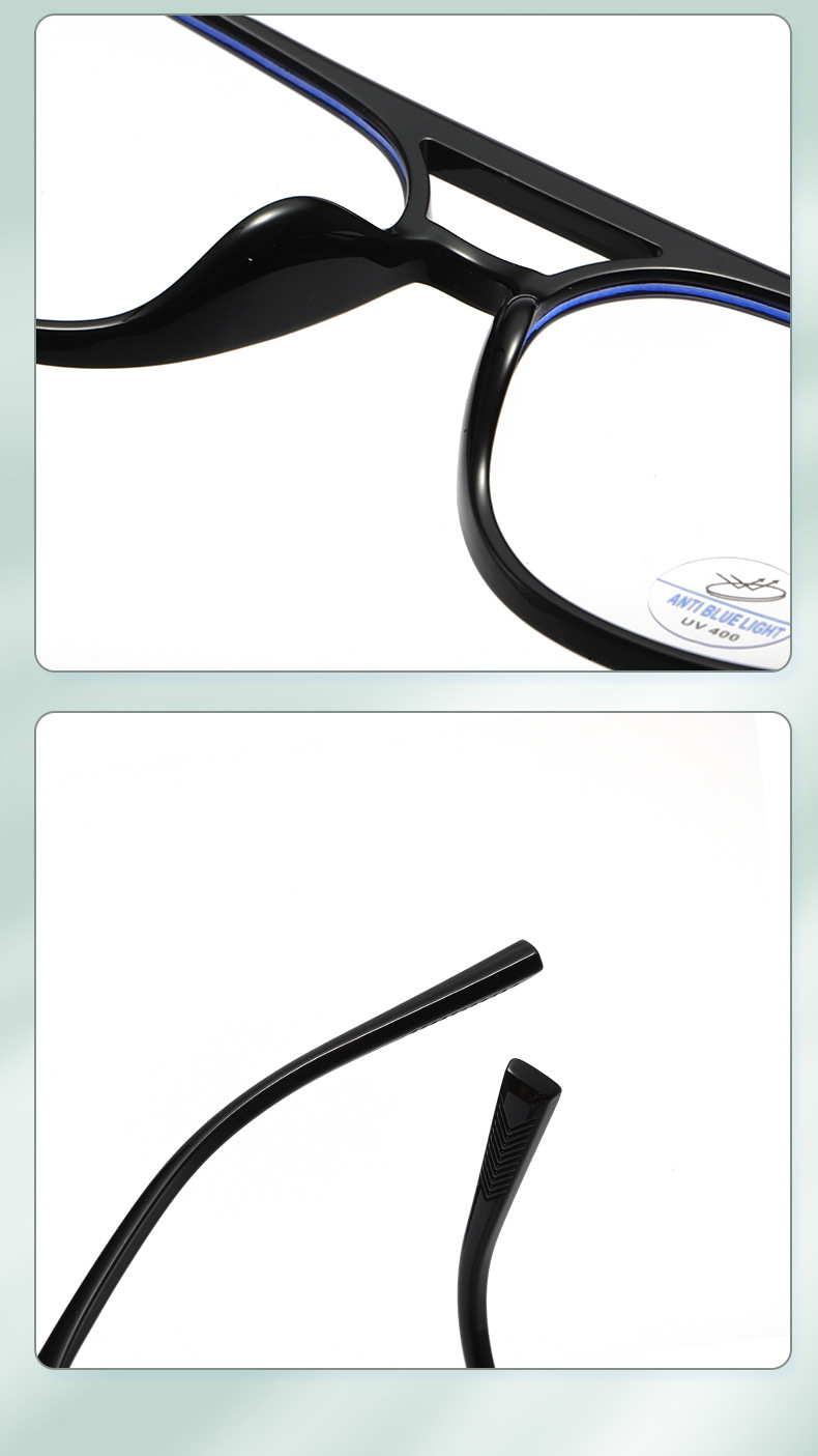 Alloy Brand Designer Eyeglasses Frame Prescription Men Optical Eyewear - Details 5