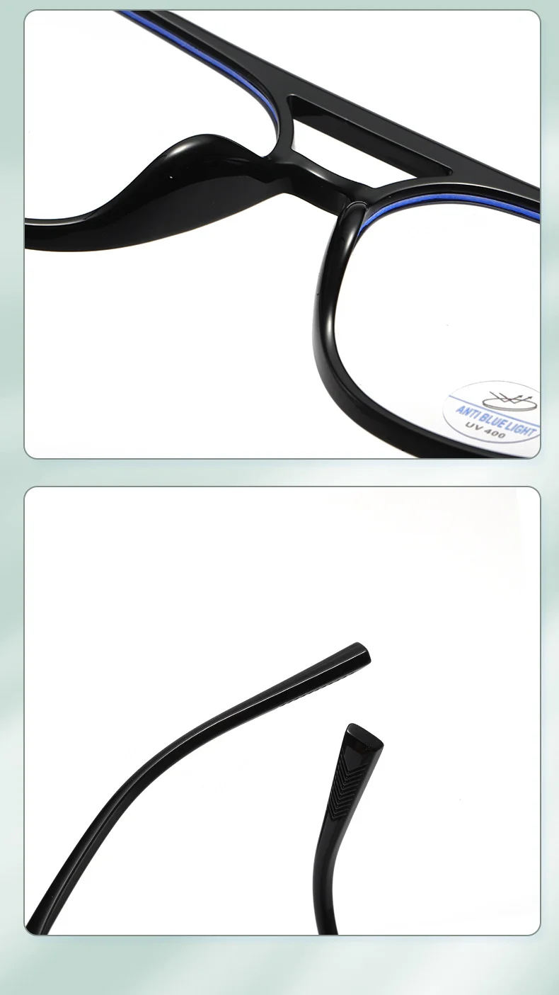  Alloy Brand Designer Eyeglasses Frame Prescription Men Optical Eyewear - Details 5