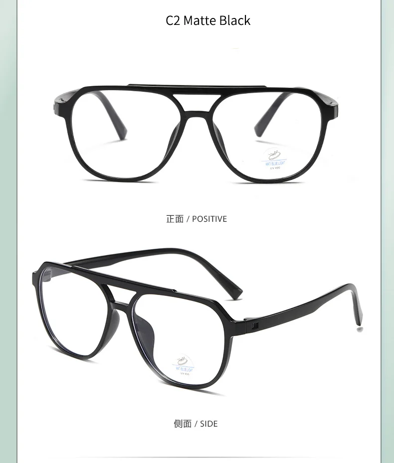  Alloy Brand Designer Eyeglasses Frame Prescription Men Optical Eyewear - Details 7