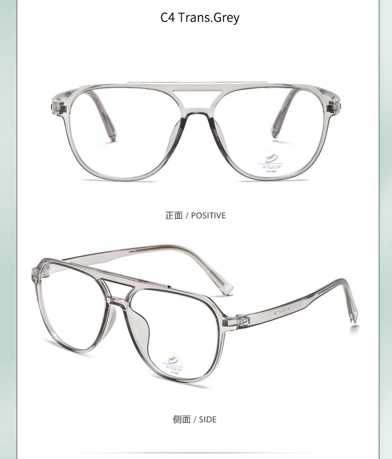  Alloy Brand Designer Eyeglasses Frame Prescription Men Optical Eyewear - Details 9