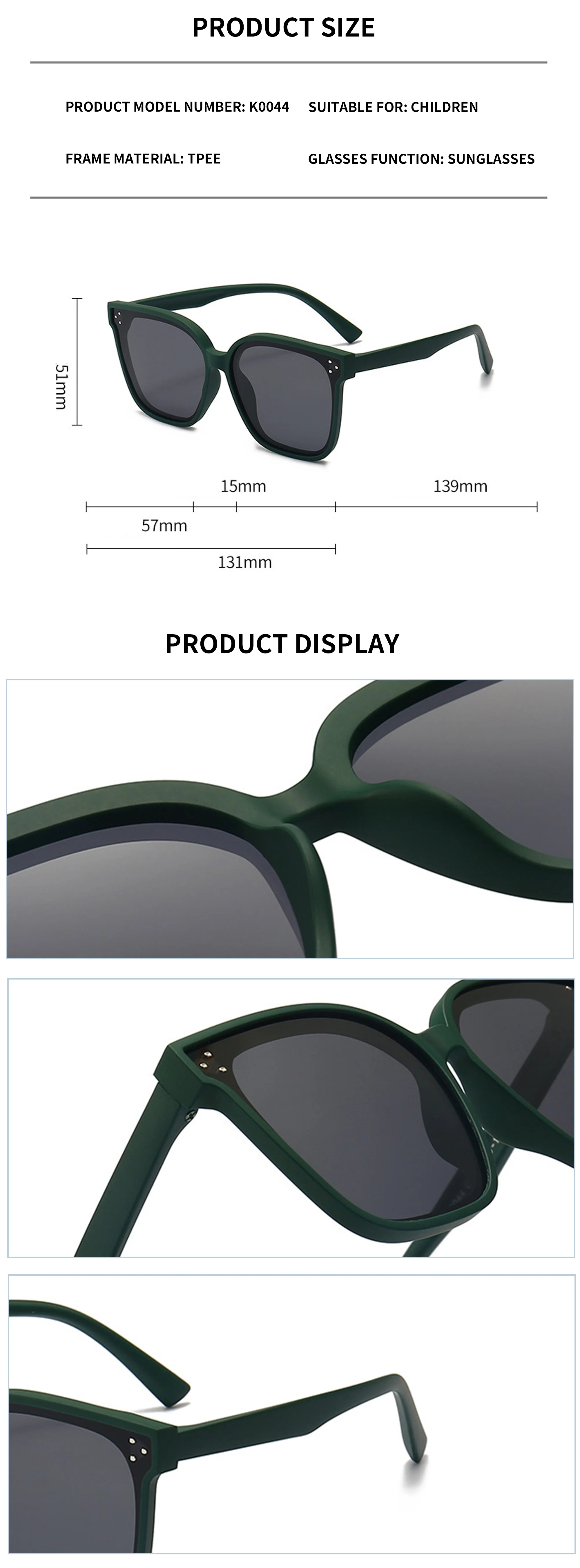  Silicone 2025 High Quality Unisex Custom Logo Sun Glasses Cute Fashionable Silicone Kids Sunglasses for Children - Details 2