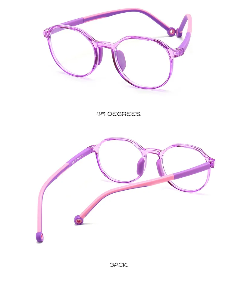   Student Anti Blue Optical Frames Kids Computer Anti-radiation Glasses - Details 5