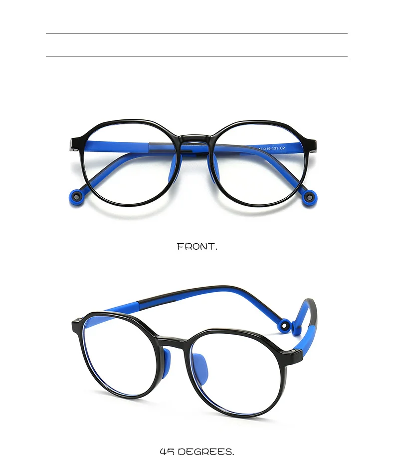   Student Anti Blue Optical Frames Kids Computer Anti-radiation Glasses - Details 7