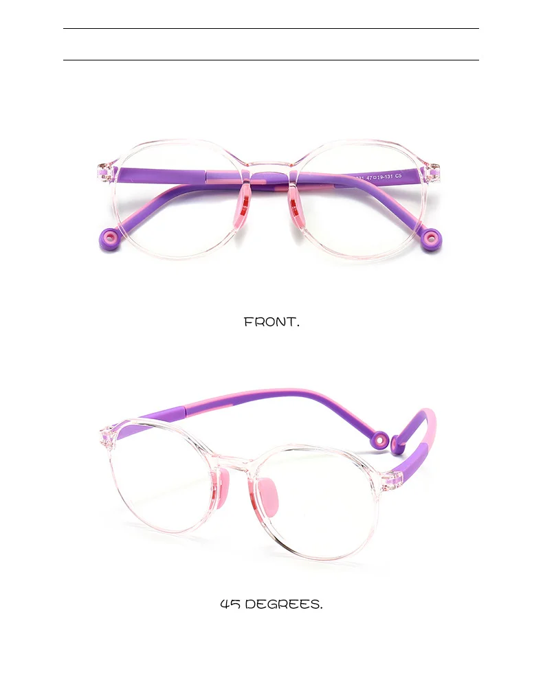 Student Anti Blue Optical Frames Kids Computer Anti-radiation Glasses - Details 8