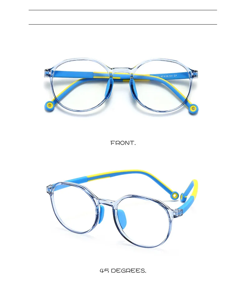   Student Anti Blue Optical Frames Kids Computer Anti-radiation Glasses - Details 9