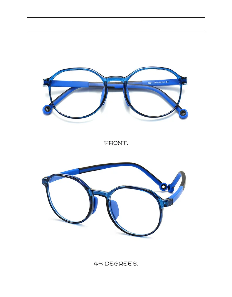   Student Anti Blue Optical Frames Kids Computer Anti-radiation Glasses - Details 11