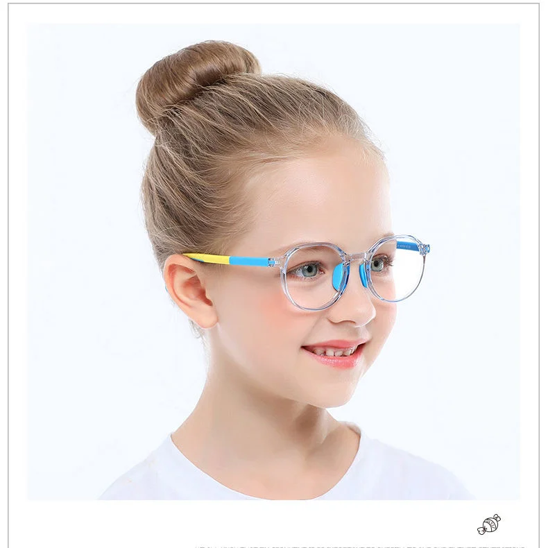 Student Anti Blue Optical Frames Kids Computer Anti-radiation Glasses