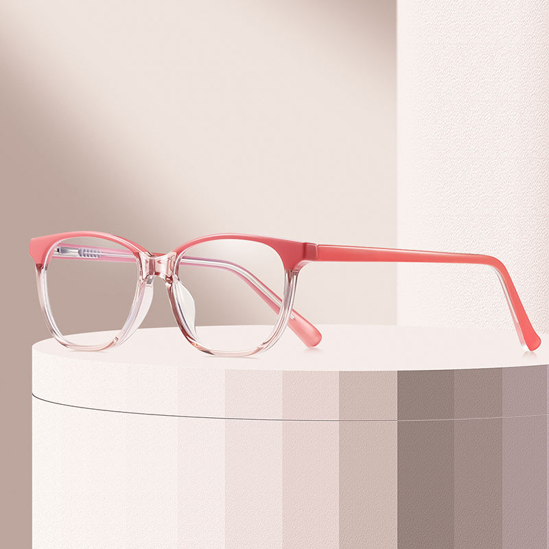 Cute Children Pupil Optical Oval Eyeglasses Plastic Full Frame Blue Light Blocking Custom Photochromic Design Glasses Custom Eyewear