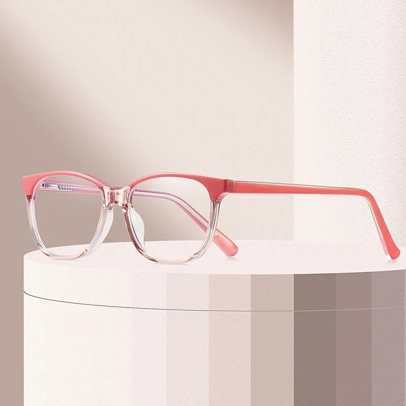  Plastic Cute Children Pupil Optical Oval Eyeglasses Plastic Full Frame Blue Light Blocking Custom Photochromic Design Glasses - View 2