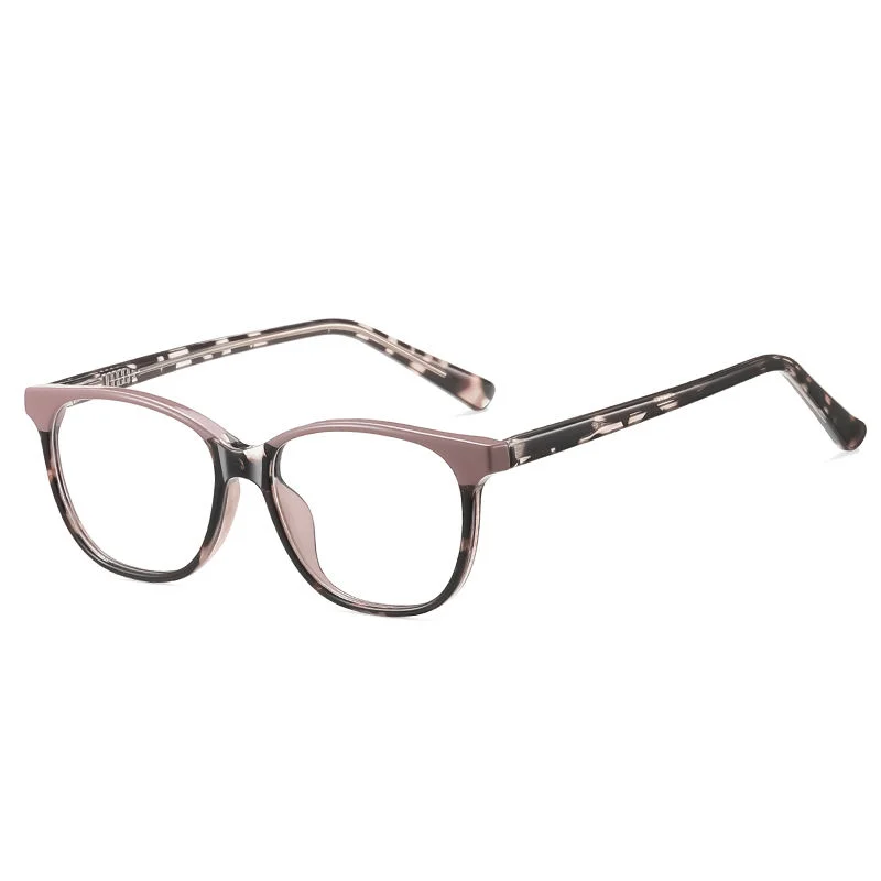  Plastic Cute Children Pupil Optical Oval Eyeglasses Plastic Full Frame Blue Light Blocking Custom Photochromic Design Glasses - View 5