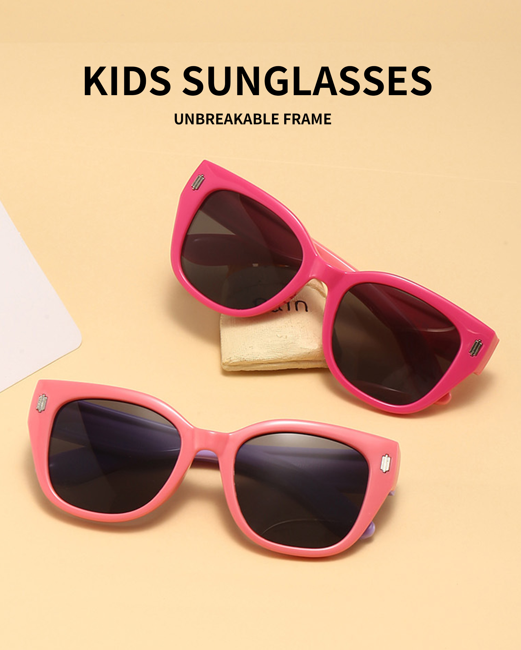 Custom Private Label Party Sun Glasses Fashion Design New Sunglasses Silicone Tpee Children's TAC Sunglasses