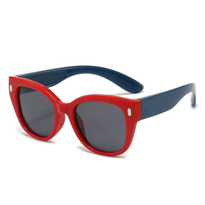 Custom Private Label Party Sun Glasses Fashion Design New Sunglasses Silicone Tpee Children's TAC Sunglasses Custom Eyewear