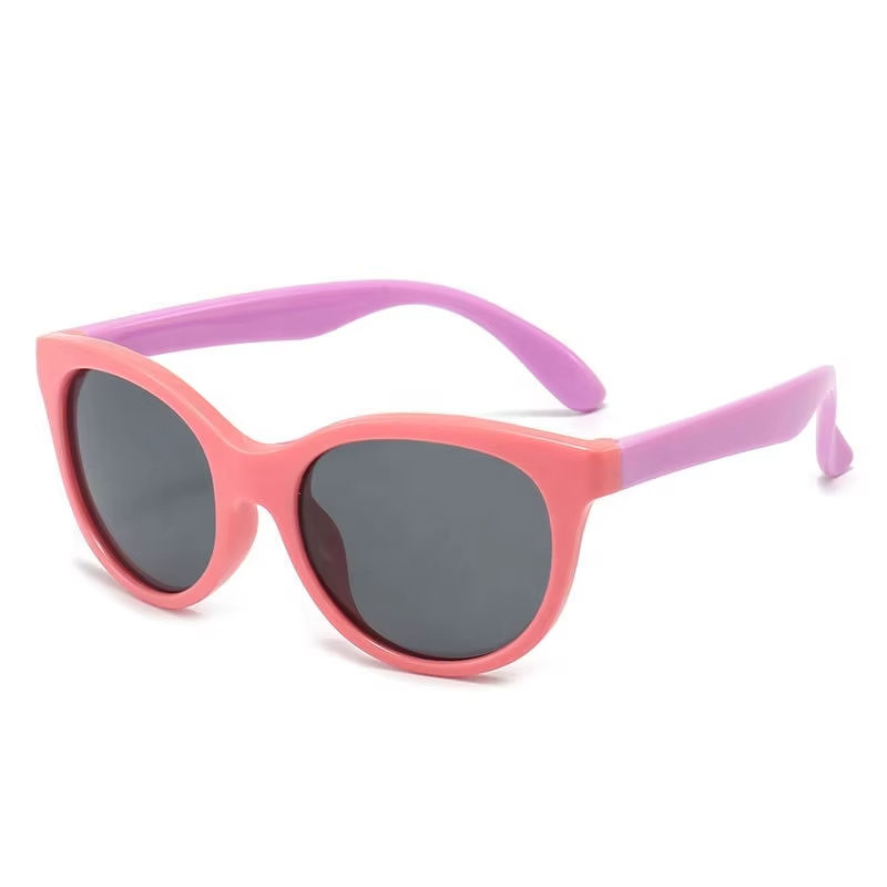 SILICONE TPEE Newest Trendy Kids Sunglasses Unisex Uv400 Vintage Fashion Cat Eye Sunglasses for Boys Girls - View 4