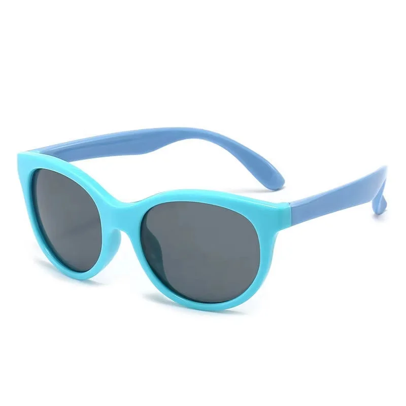 SILICONE TPEE Newest Trendy Kids Sunglasses Unisex Uv400 Vintage Fashion Cat Eye Sunglasses for Boys Girls - View 6