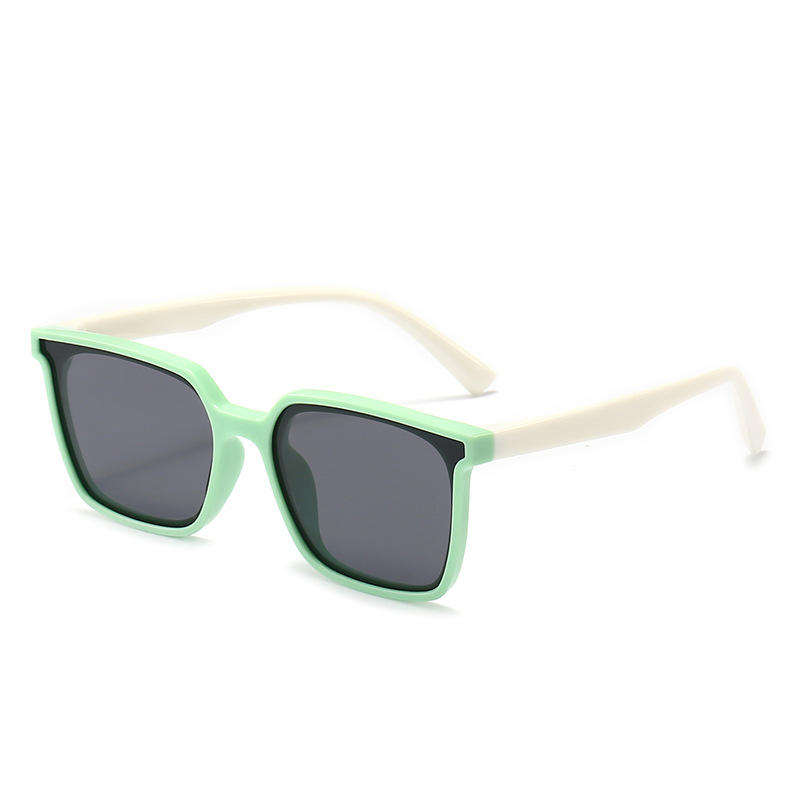 SILICONE TPEE High Quality Square Shape Girls Boys Kids 8 Colors Uv400 Sunglasses Oversize Vintage Fashion Designer Baby Sunglasses - View 1