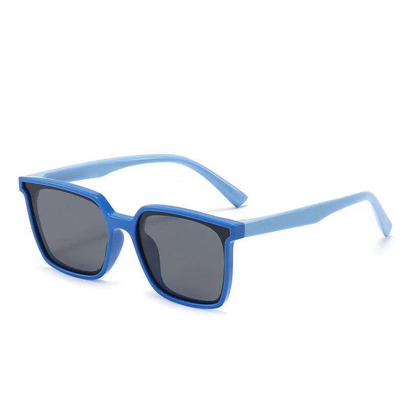 SILICONE TPEE High Quality Square Shape Girls Boys Kids 8 Colors Uv400 Sunglasses Oversize Vintage Fashion Designer Baby Sunglasses - View 5