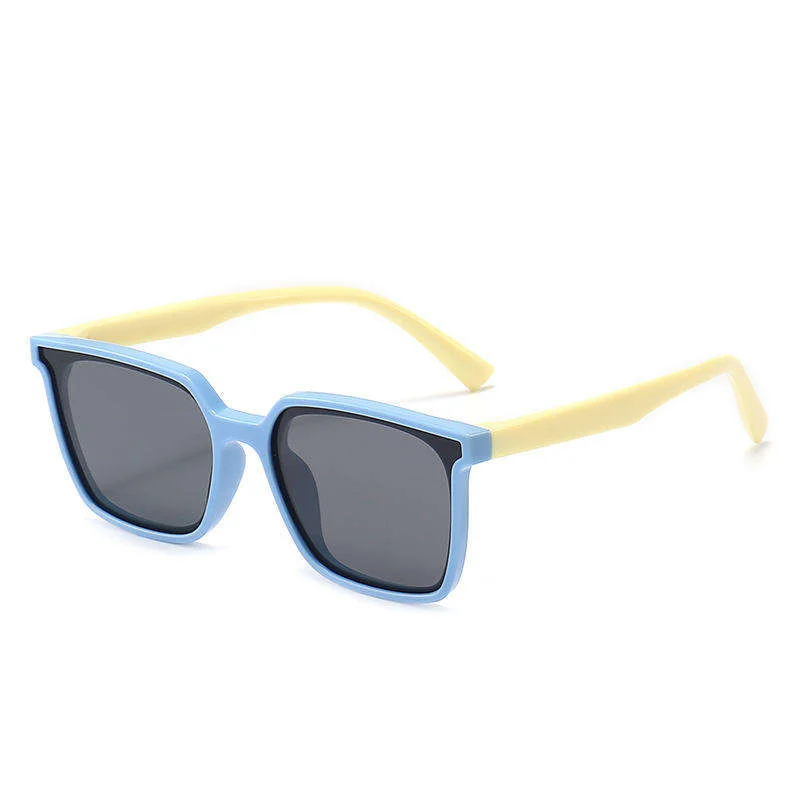  SILICONE TPEE High Quality Square Shape Girls Boys Kids 8 Colors Uv400 Sunglasses Oversize Vintage Fashion Designer Baby Sunglasses - View 6