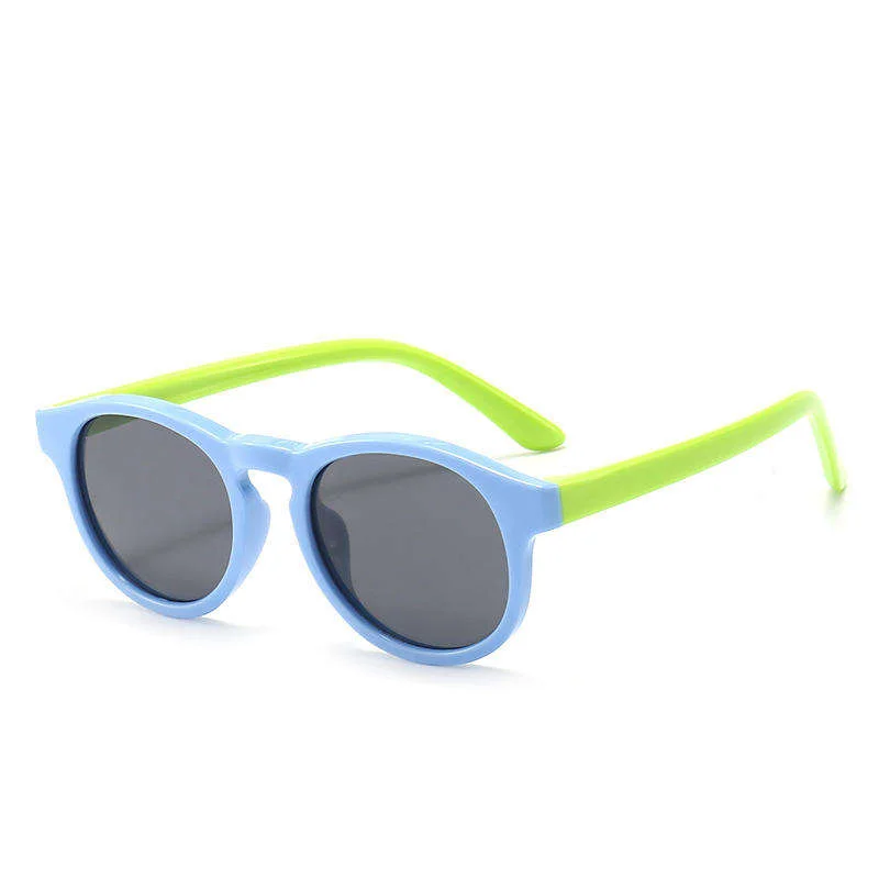  SILICONE TPEE High Quality Trendy Colorful Kids Sunglasses Silicone Tpee Retro UV400 Square Sunglasses for Baby Kids - View 4