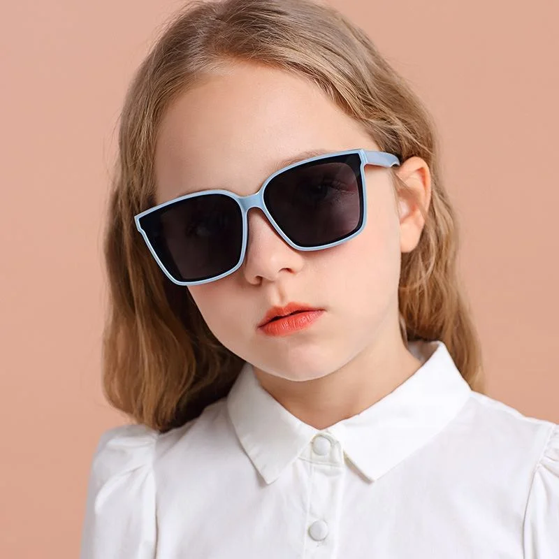 TPEE TPEE Kids Sunglasses Trendy 2025 Kids Square Sunglasses Frame Custom Logo Sun Shades Glasses for Children Girls Boys - View 1