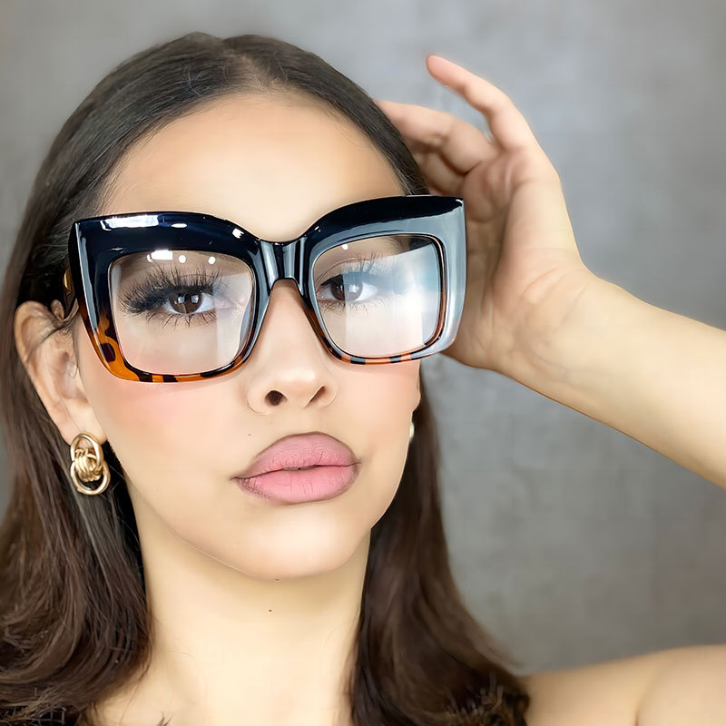 PC 2025 Trends High Quality Plastic Eye Glasses Frames Spectacles Luxury Eyewear Eyeglasses Optical Frames for Women - Details 1
