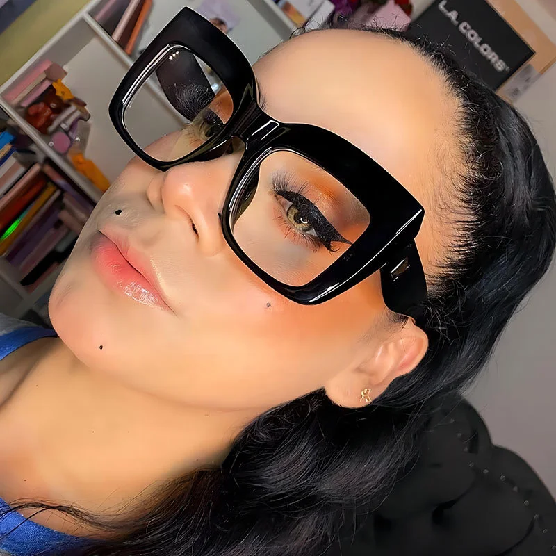 PC 2025 Trends High Quality Plastic Eye Glasses Frames Spectacles Luxury Eyewear Eyeglasses Optical Frames for Women - Details 2