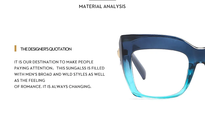  PC 2025 Trends High Quality Plastic Eye Glasses Frames Spectacles Luxury Eyewear Eyeglasses Optical Frames for Women - Details 5