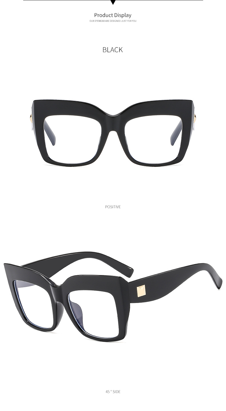 PC 2025 Trends High Quality Plastic Eye Glasses Frames Spectacles Luxury Eyewear Eyeglasses Optical Frames for Women - Details 9