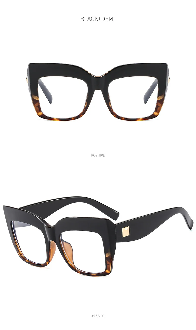 PC 2025 Trends High Quality Plastic Eye Glasses Frames Spectacles Luxury Eyewear Eyeglasses Optical Frames for Women - Details 13