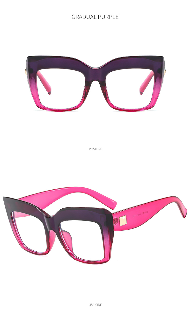 PC 2025 Trends High Quality Plastic Eye Glasses Frames Spectacles Luxury Eyewear Eyeglasses Optical Frames for Women - Details 15