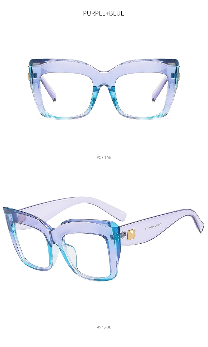  PC 2025 Trends High Quality Plastic Eye Glasses Frames Spectacles Luxury Eyewear Eyeglasses Optical Frames for Women - Details 16