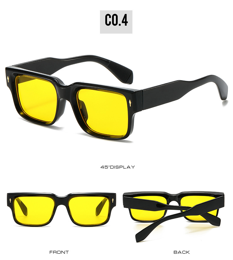 PC 2025 UV400 Vintage Sunglasses Small Square Fashion Shades Cheap Custom Design Stylish Women Men Sunglasses - Details 6