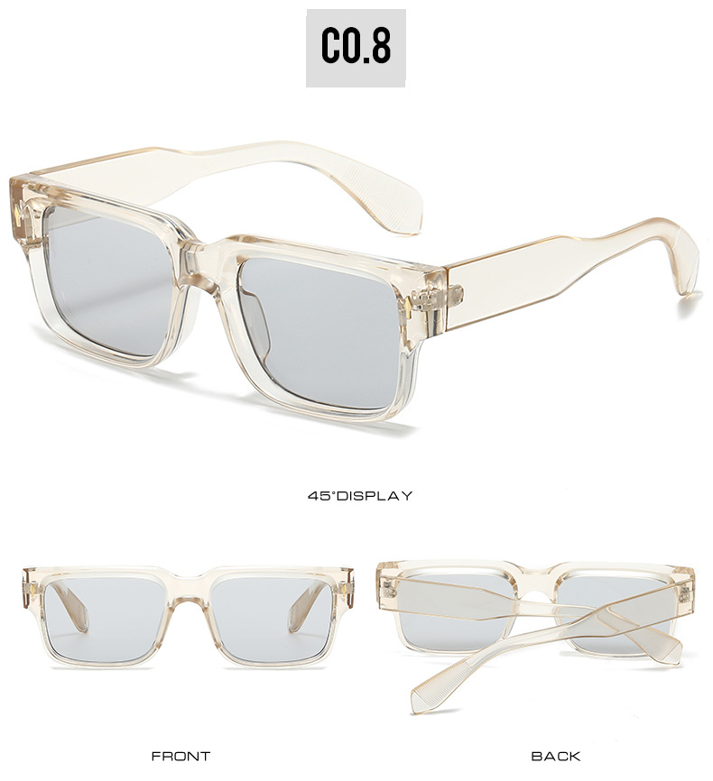 PC 2025 UV400 Vintage Sunglasses Small Square Fashion Shades Cheap Custom Design Stylish Women Men Sunglasses - Details 10