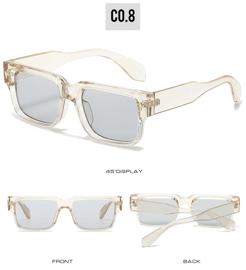  PC 2025 UV400 Vintage Sunglasses Small Square Fashion Shades Cheap Custom Design Stylish Women Men Sunglasses - Details 10