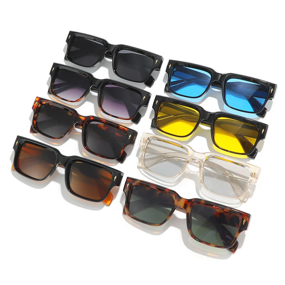  PC 2025 UV400 Vintage Sunglasses Small Square Fashion Shades Cheap Custom Design Stylish Women Men Sunglasses - View 6