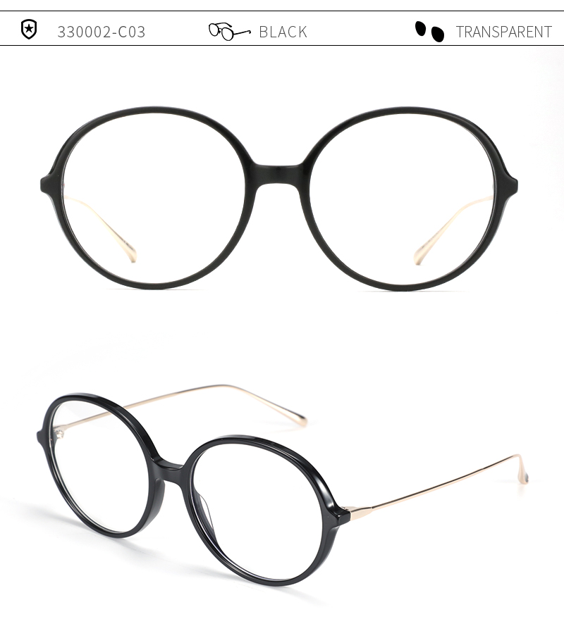 Metal Women Eyeglasses Latest Fashion Metal Frame Anti Blue Light Optical Glasses Retro Round Metal Computer Eyeglasses - Details 7