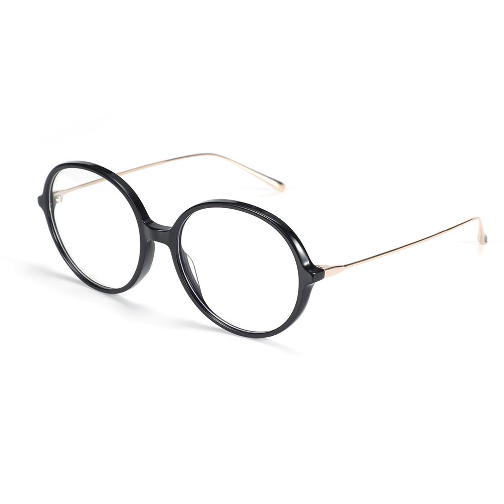 Metal Women Eyeglasses Latest Fashion Metal Frame Anti Blue Light Optical Glasses Retro Round Metal Computer Eyeglasses - View 6